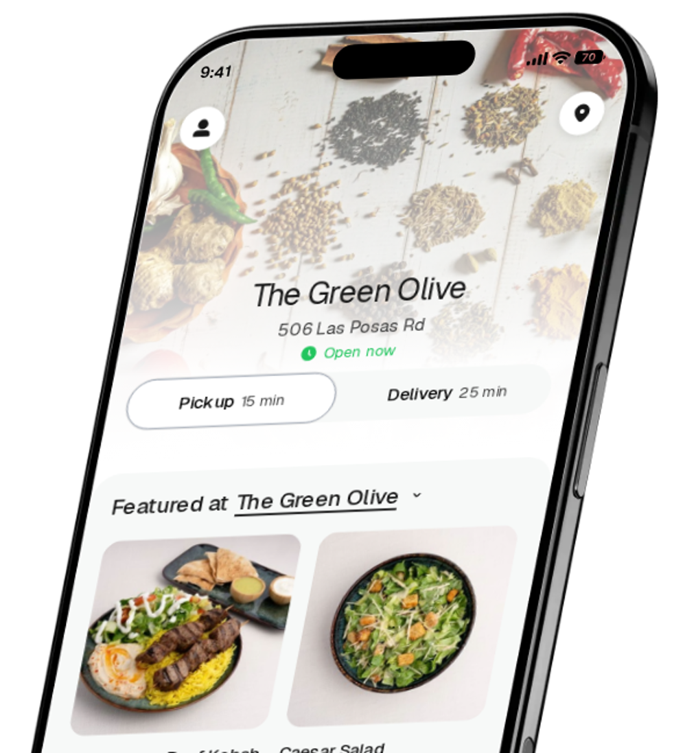 The Green Olive app preview