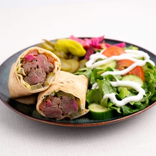 Filet Mignon Beef Kabob Wrap