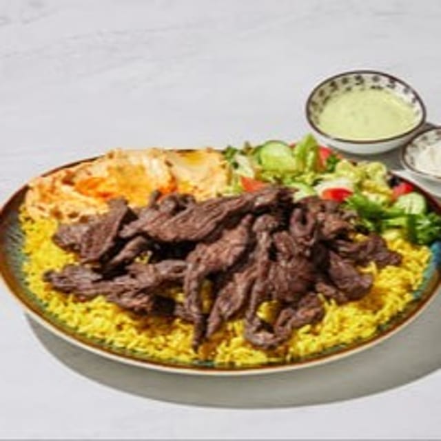 Tri-Tip Shawarma Plate.