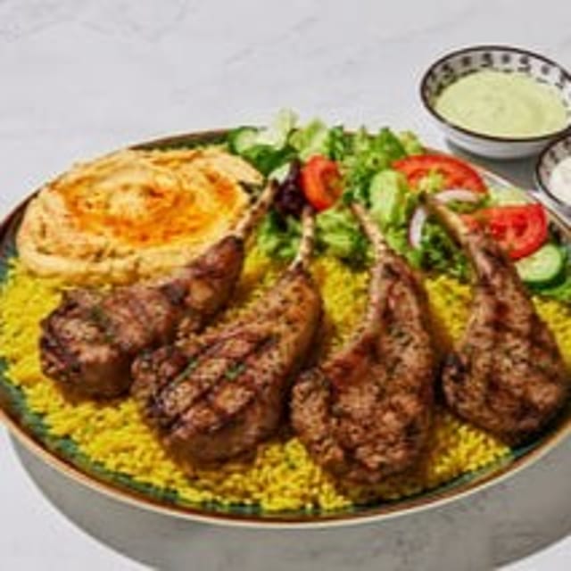 Lamb Chops Plate.