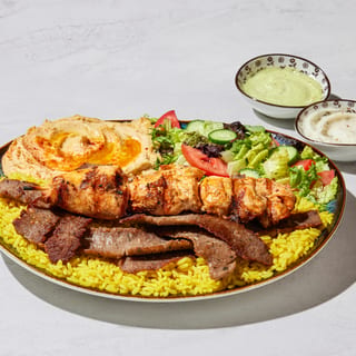 7. Gyro Kabob Royale Plate