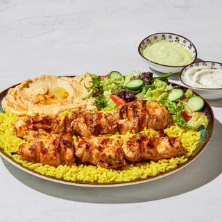 3. Chicken Kabob Plate